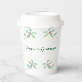 Season's Greetings  Paper Cup