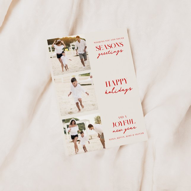 Seasons Saudações Cartão de Natal de Férias Fotos (Criador carregado)