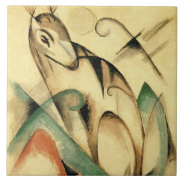Seated Mythical Animal (por Franz Marc)