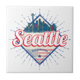Seattle Washington EUA City Skyline EUA