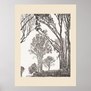 Sebes da Cornualha Eleanor Hughes ReStrike Poster