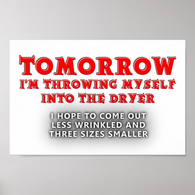 Secador de Poster Engraçado pela Juventude (Frente)