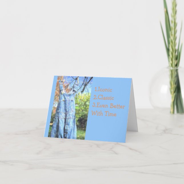 SECAGEM DE BIB-OVERALLS NO CARTÃO DE (Frente)