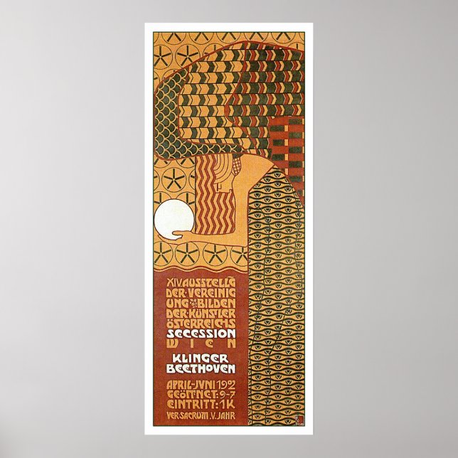 Secession Poster for 14th Vienna Exhibition, 1902 (Frente)