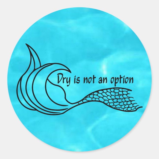 Seco Não É Um Adesivo De Opção (Frente)