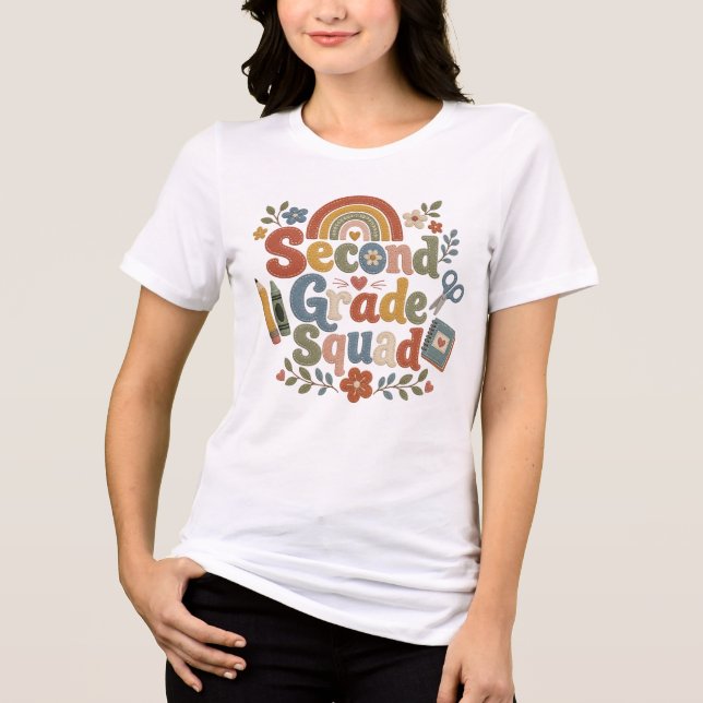 Second Grade Teacher Tee  (Frente)