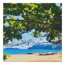 Secret Beach, Kauai Canvas Wall Impressão