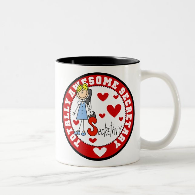 Secretário totalmente impressionante Caneca (Direita)