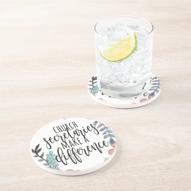 Secretários da Igreja Sandstone Porta copos (Lateral)