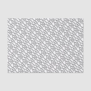 Seda 10 libras. Lenço de papel branco de Bellame