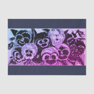 Seda 10lb lenço de papel feito sob encomenda, PANSIES