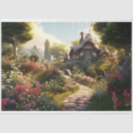 Seda Algodão Encantado Papel de Decoupage 1