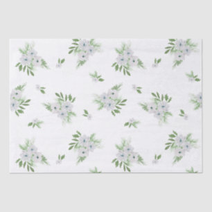 Seda Amarroquina aquática e papel de tecidos de padrão 