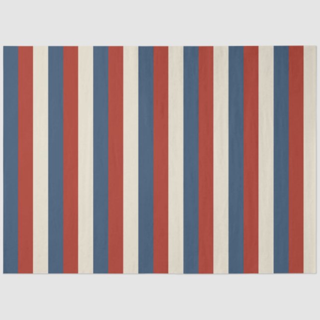 Seda Americanas - Papel de Tecido Patriótico (Frente )