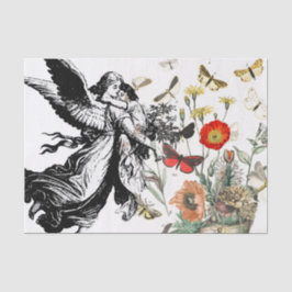 Seda ÂNGULO DE Papel Tecido COM FLORES