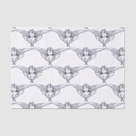 Seda ÂNGULOS DE Papel Tecidual em AZUL E BRANCO