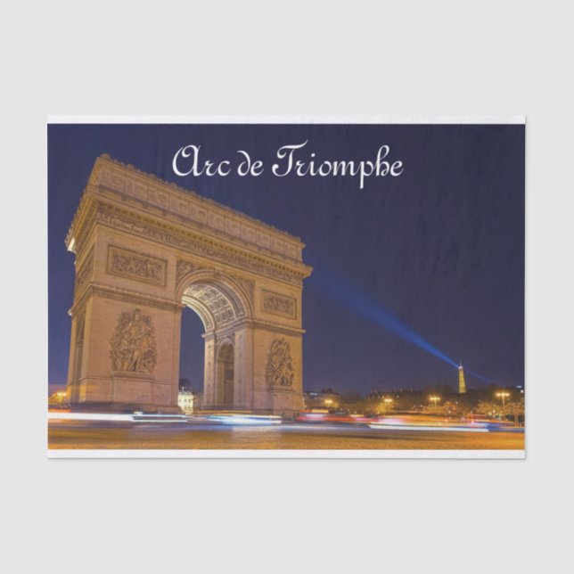 Seda Arc de Triomphe Papel Tecido (Frente )