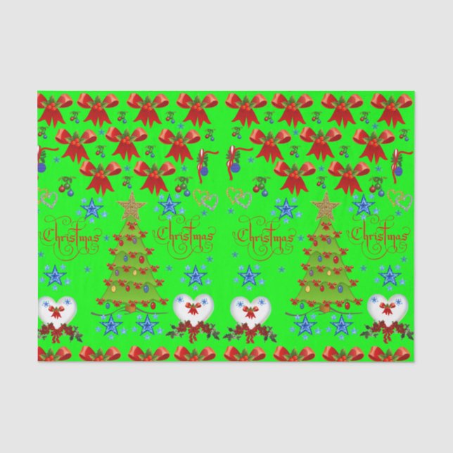 Seda Árvores de natal de papel absorvente (Frente )
