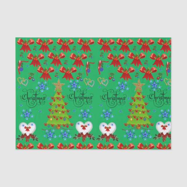 Seda Árvores de natal de papel absorvente (Frente )
