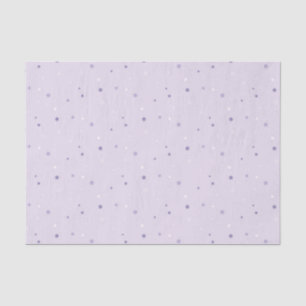 Seda as máscaras do roxo pontilham o lenço de papel