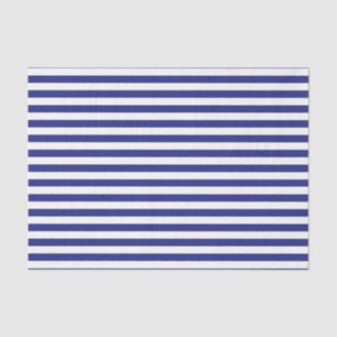 Seda Azul e branco listra o lenço de papel