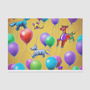 Seda balão de logotipo vetor animal Dif Papel de empaco