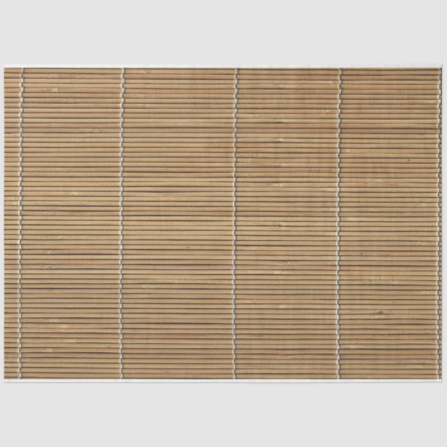 Seda Bambu Shade Decoupage 14 Papel de Tecido de Fundo (Frente )