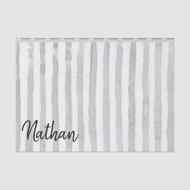 Seda Bandas de Cinzas de Papel Tecido (Frente )