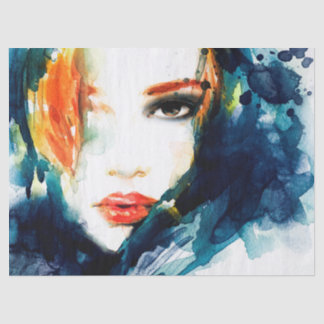 Seda Bonita Mobiliário Rosto Papel Tecido de Decoupage