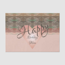 Seda Bonito Floral Acentuado Com Papel De Tecido De Str