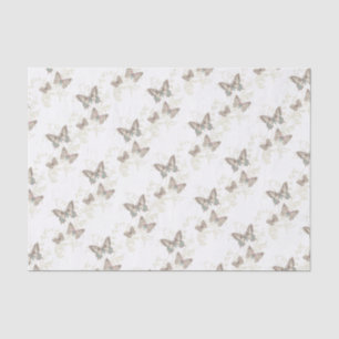 Seda Borboletas de casamento ou papel de presente de oc