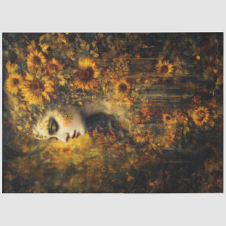 Seda Brasas do Outono Tecido de Papel de Criação