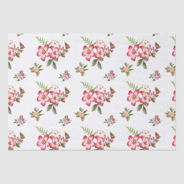 Seda buquê de papel tecidular para flores (Frente )