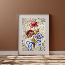 Buquê vermelho-claro de papel de dissociação das f