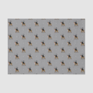 Seda Ceifador em um lenço de papel da rena