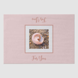 Seda Célula Elegante em Papel Tecido de Oferta Rosa