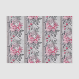 Seda Cinza da senhora lenço de papel | do rosa do rosa