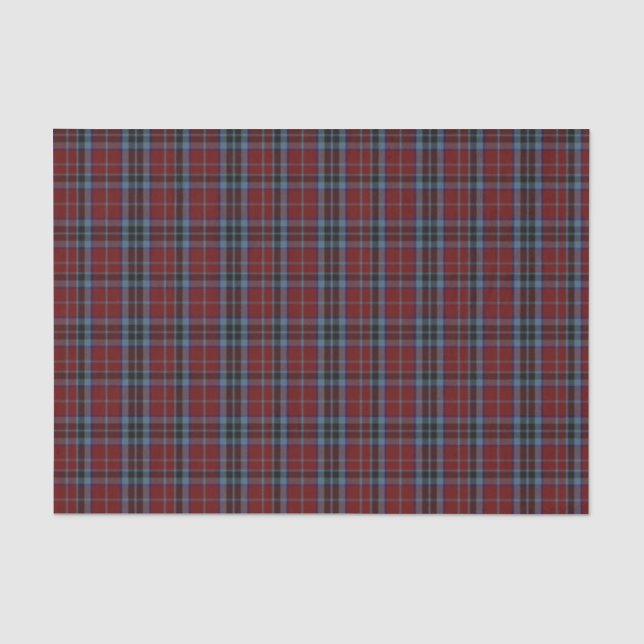 Seda Clan MacTavish Tartan - Xadrez de papel (Frente )