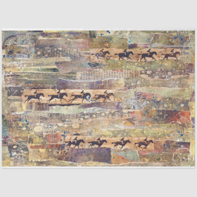 Seda Colagem de Tecidos de Arte ou de Papel de Decoupag (Frente )