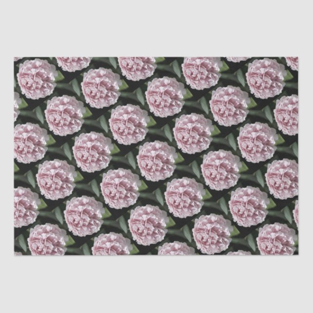 Seda Conjunto de Papel Tecido 2 Folhas Lindas Penas Ros (Frente )