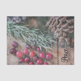 Seda Conjunto de Papel Tecido (2) Paz na Terra