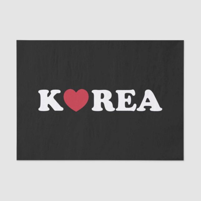 Seda Coreia ama papel de tecido cardíaco (Frente )