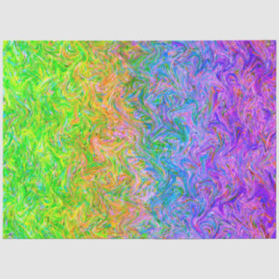 Seda Cores de Fluidos de Papel Tecidos
