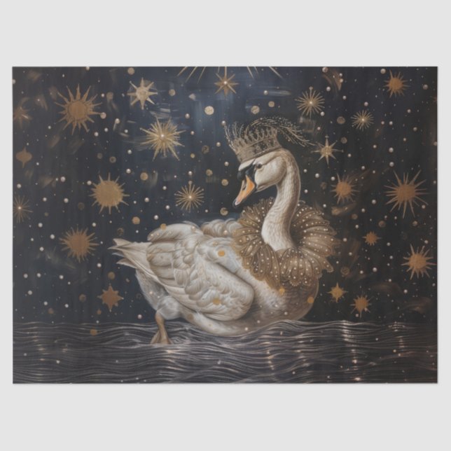 Seda Coroa - Papel Tecidual do Estilo de Pintura de Óle (Frente )