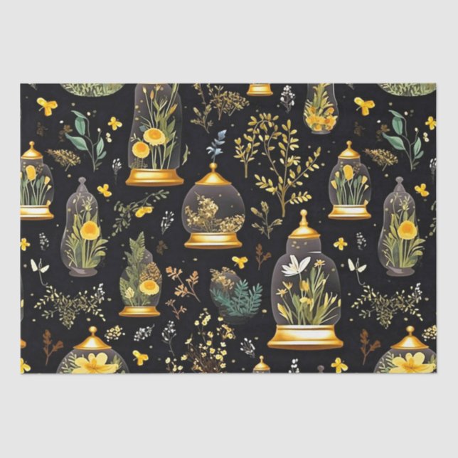 Seda Corta-se o Terrário de Papel Tecido para Desligar  (Frente )