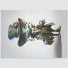 Críquete de Penélope de Papel Tecido de Decoupage