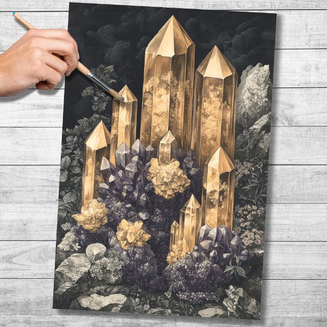 Seda Cristais 1 Papel de Decoupage (Criador carregado)