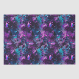 Seda Cristais de Abstrato de papel para tecidos ópticos