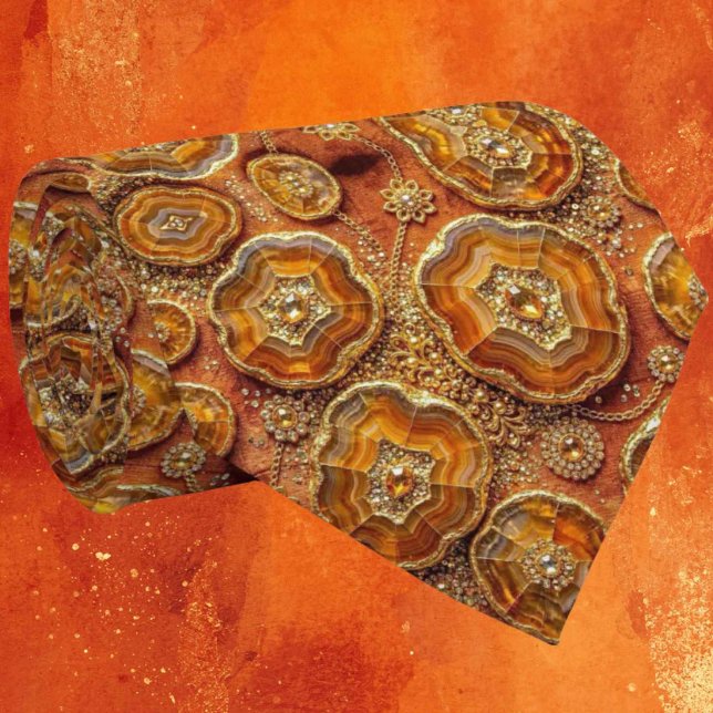 Seda de Luxo Falsa | Gravata de Pescoço Geodo Dour (Criador carregado)