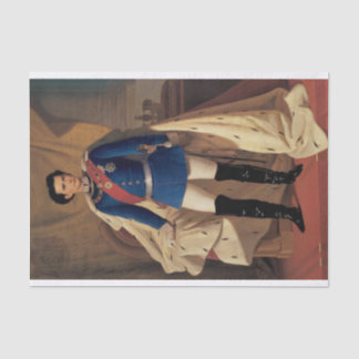 Seda Decoupage de Papel Tecido do Ludwig II